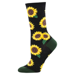 Socksmith Ladies Socks - More Blooming Socks – Black – 9-11