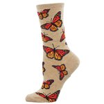 Socksmith Ladies Socks - Social Butterfly – Hemp Heather – 9-11