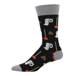 Socksmith Men's Socks - Potty Party – Black