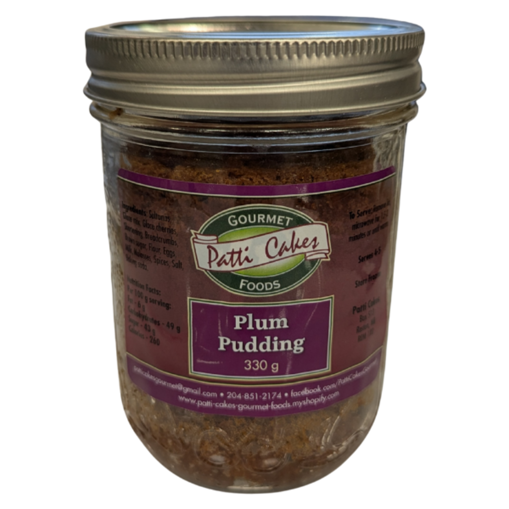 Patti Cakes Patti Cakes - Pudding -  Plum 330g