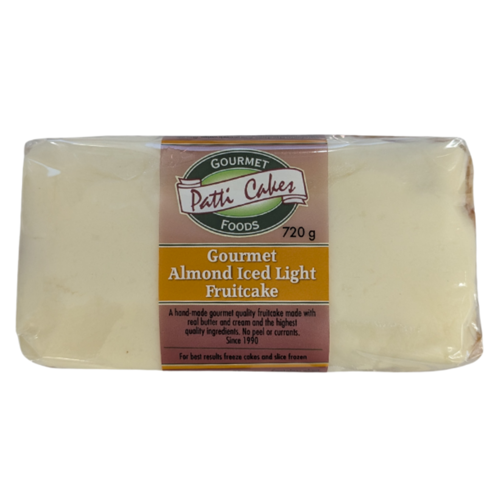 Patti Cakes Patti Cakes - Fruitcake -  Light Almond Iced 720g