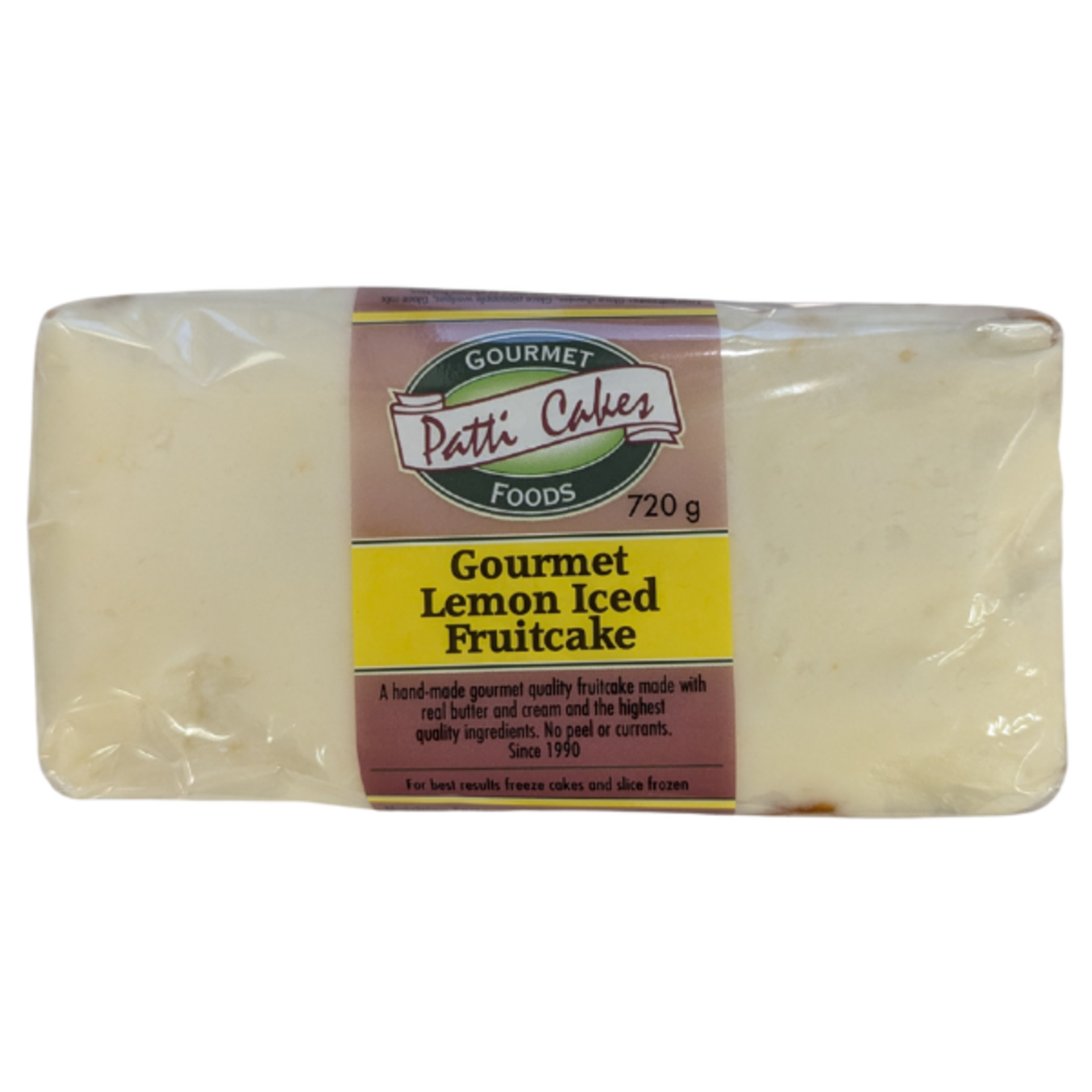 Patti Cakes Patti Cakes - Fruitcake -  Light Lemon Iced 720g