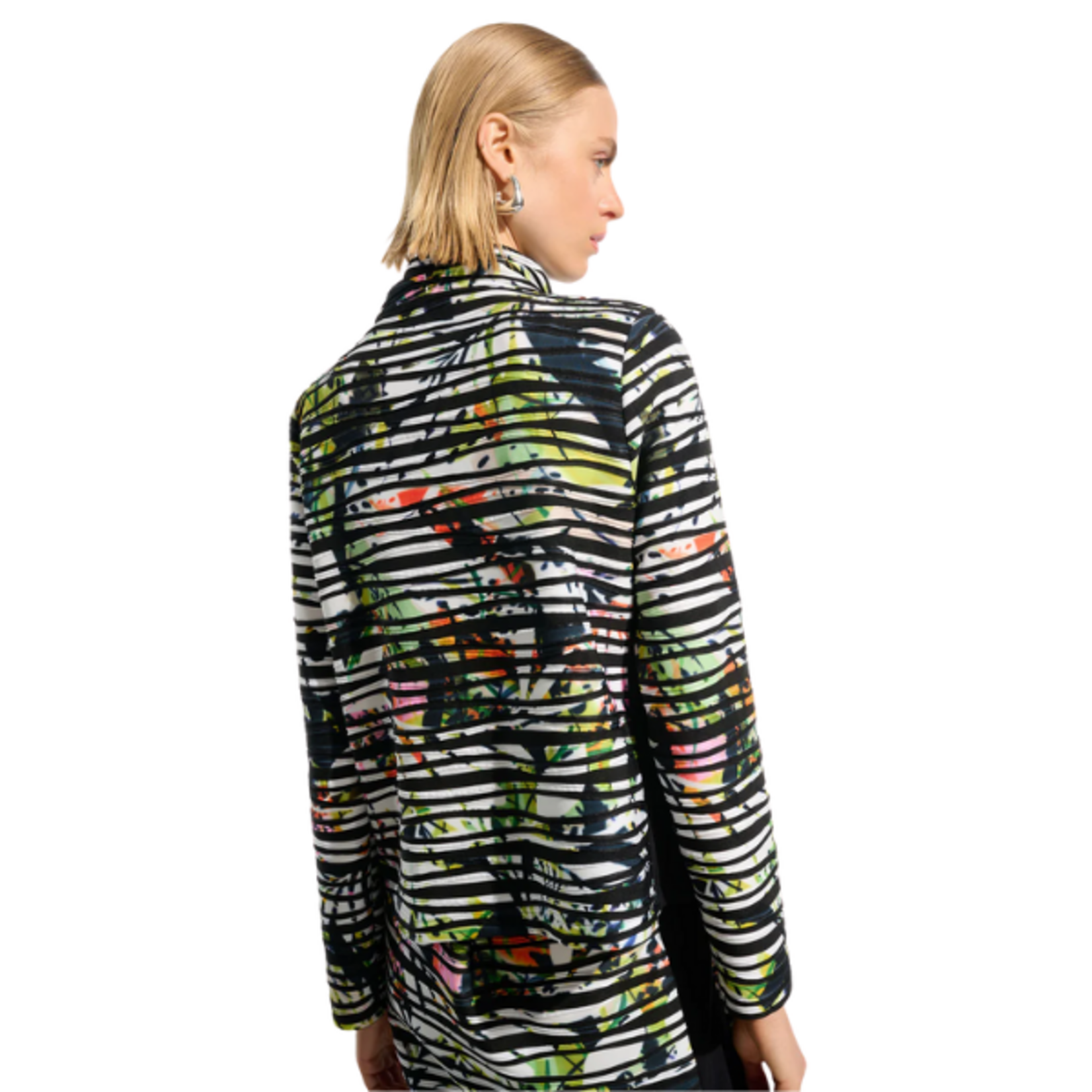 Joseph Ribkoff Joseph Ribkoff - Abstract Art Zip Jacket