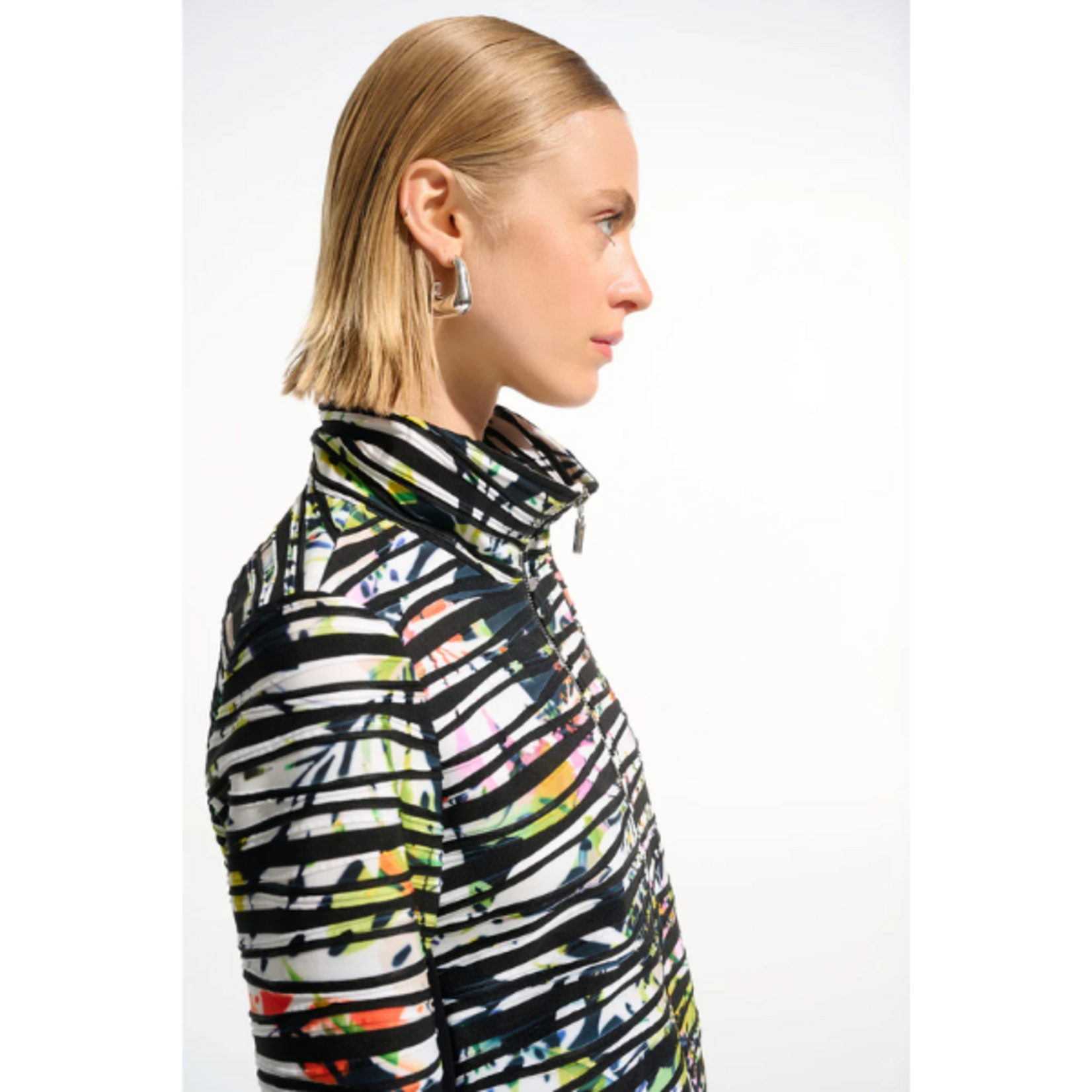 Joseph Ribkoff Joseph Ribkoff - Abstract Art Zip Jacket