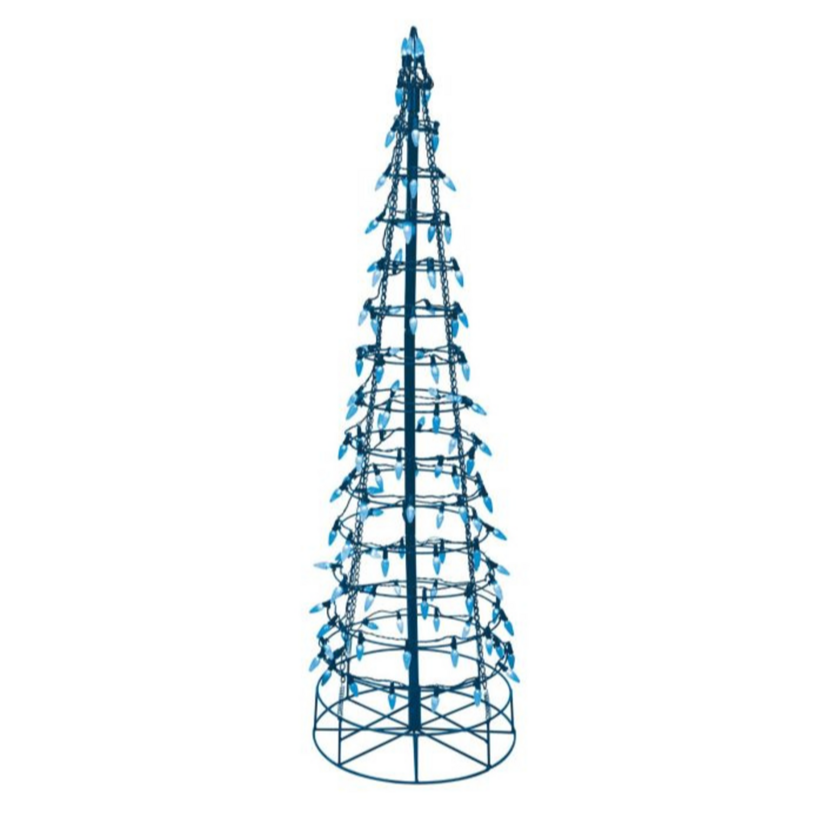 4' LED Cone Tree - 120 Blue LED