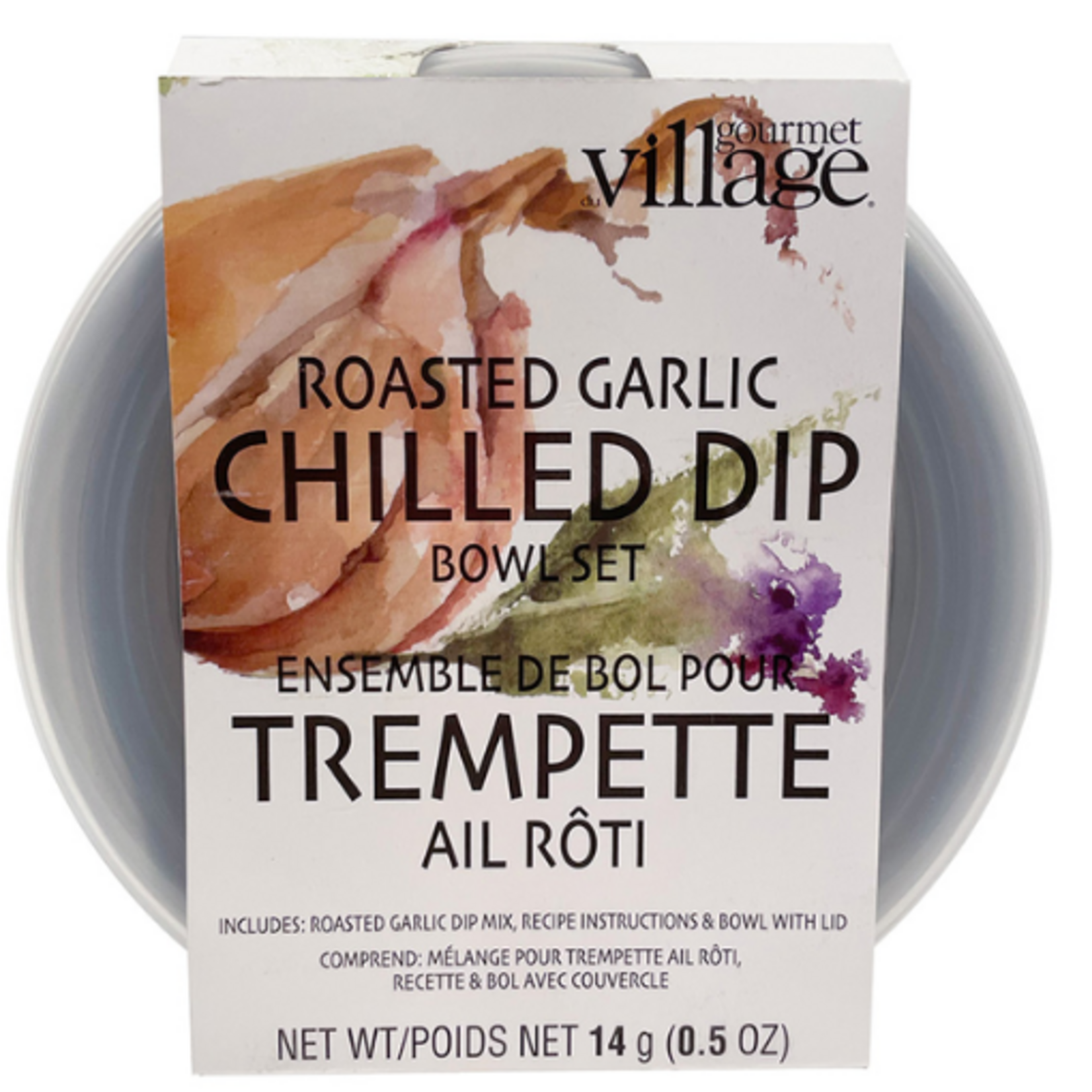 Gourmet du Village Gourmet Du Village - Dip Bowl Set - Roasted Garlic Mix