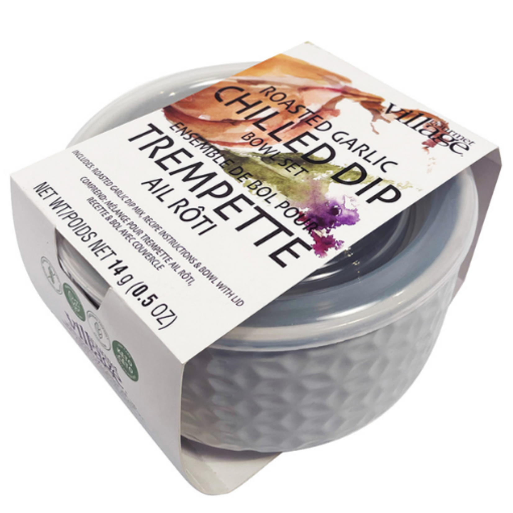 Gourmet du Village Gourmet Du Village - Dip Bowl Set - Roasted Garlic Mix