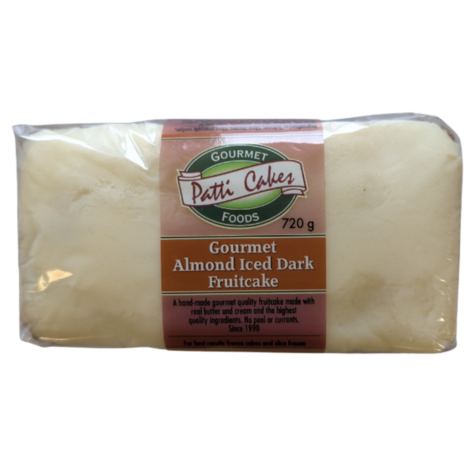 Patti Cakes Patti Cakes - Fruitcake -  Dark Almond Iced 720g