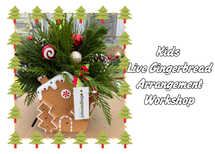 Kids Live Gingerbread Arrangement Workshop