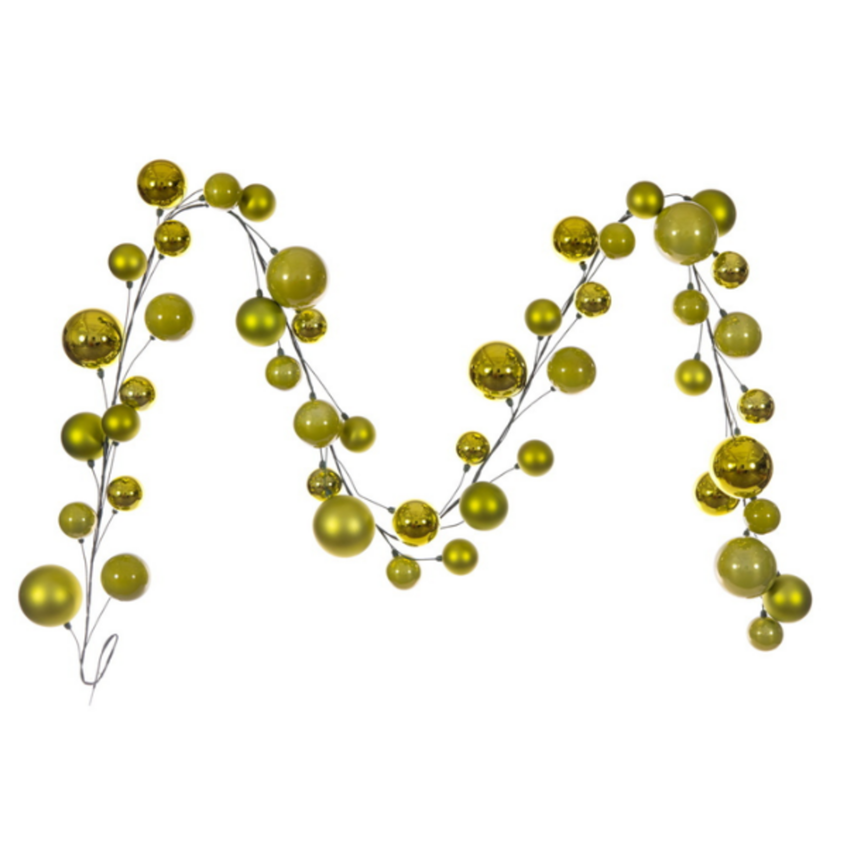 10' Lime Ball Branch Garland