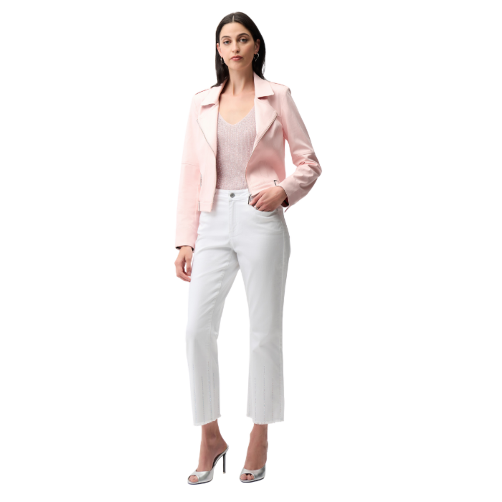 Joseph Ribkoff Joseph Ribkoff - Pastel Moto Zip Jacket