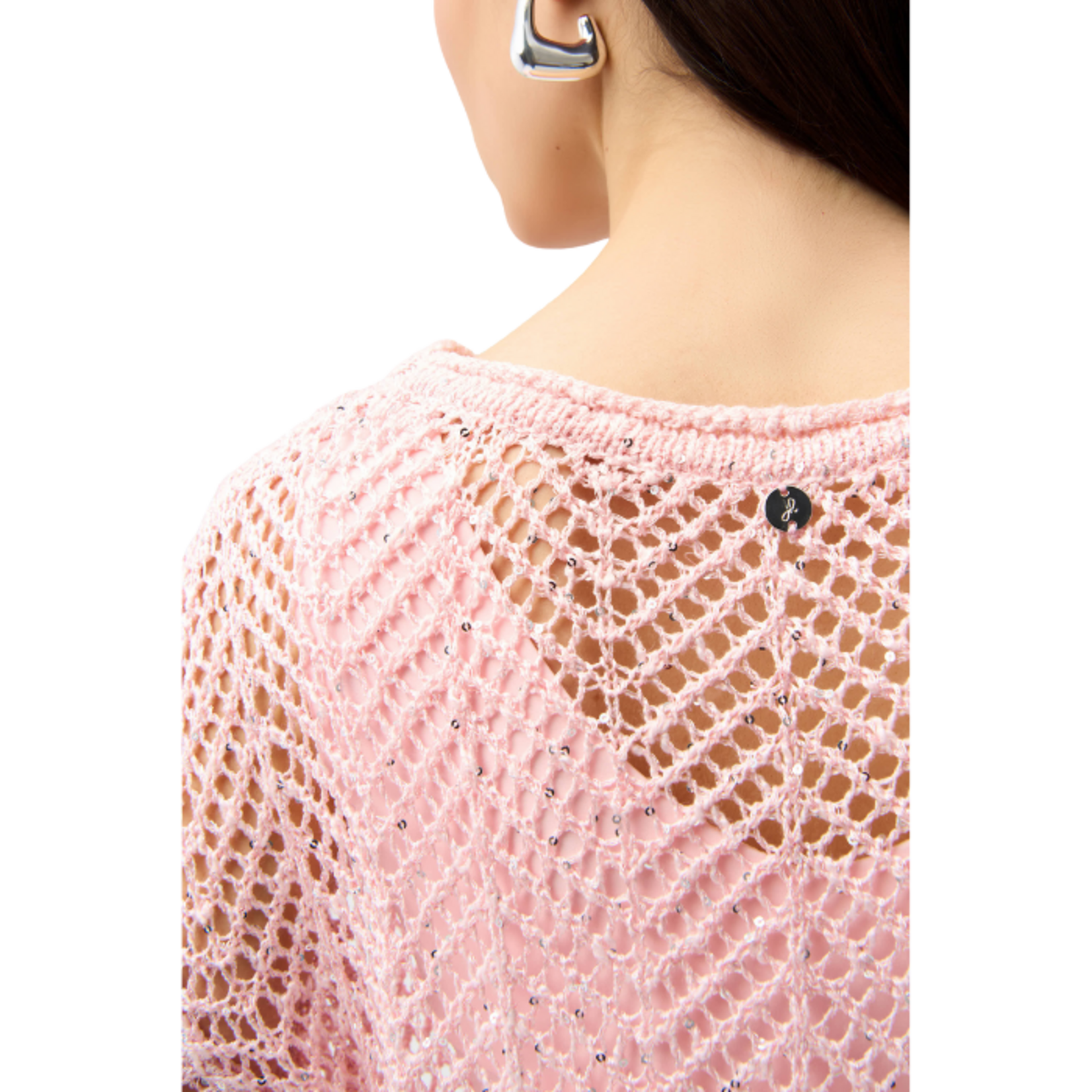 Joseph Ribkoff Joseph Ribkoff - Sequined Open-Knit Sweater