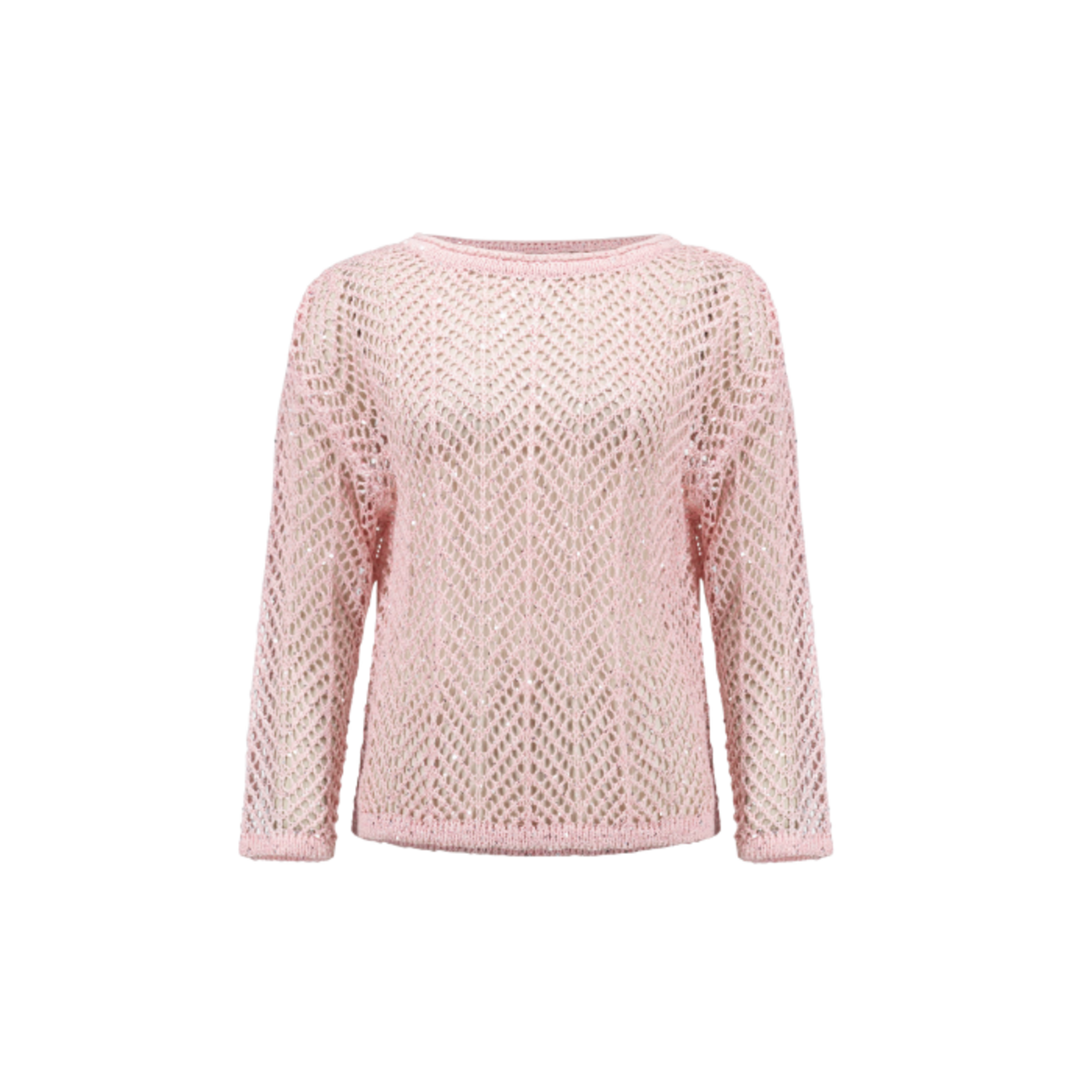 Joseph Ribkoff Joseph Ribkoff - Sequined Open-Knit Sweater