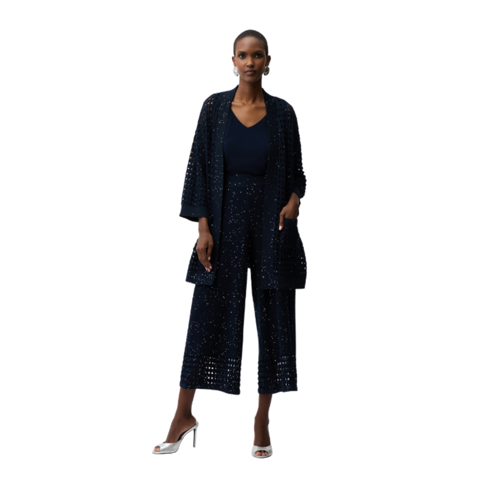 Joseph Ribkoff Joseph Ribkoff - Open Knit Eyelet Cardigan