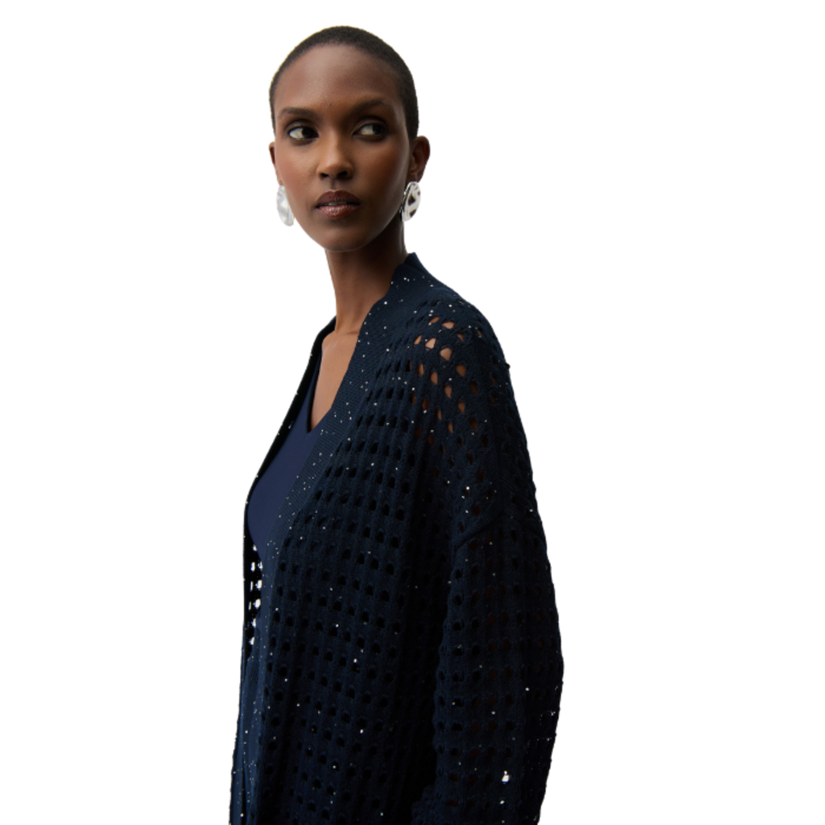 Joseph Ribkoff Joseph Ribkoff - Open Knit Eyelet Cardigan