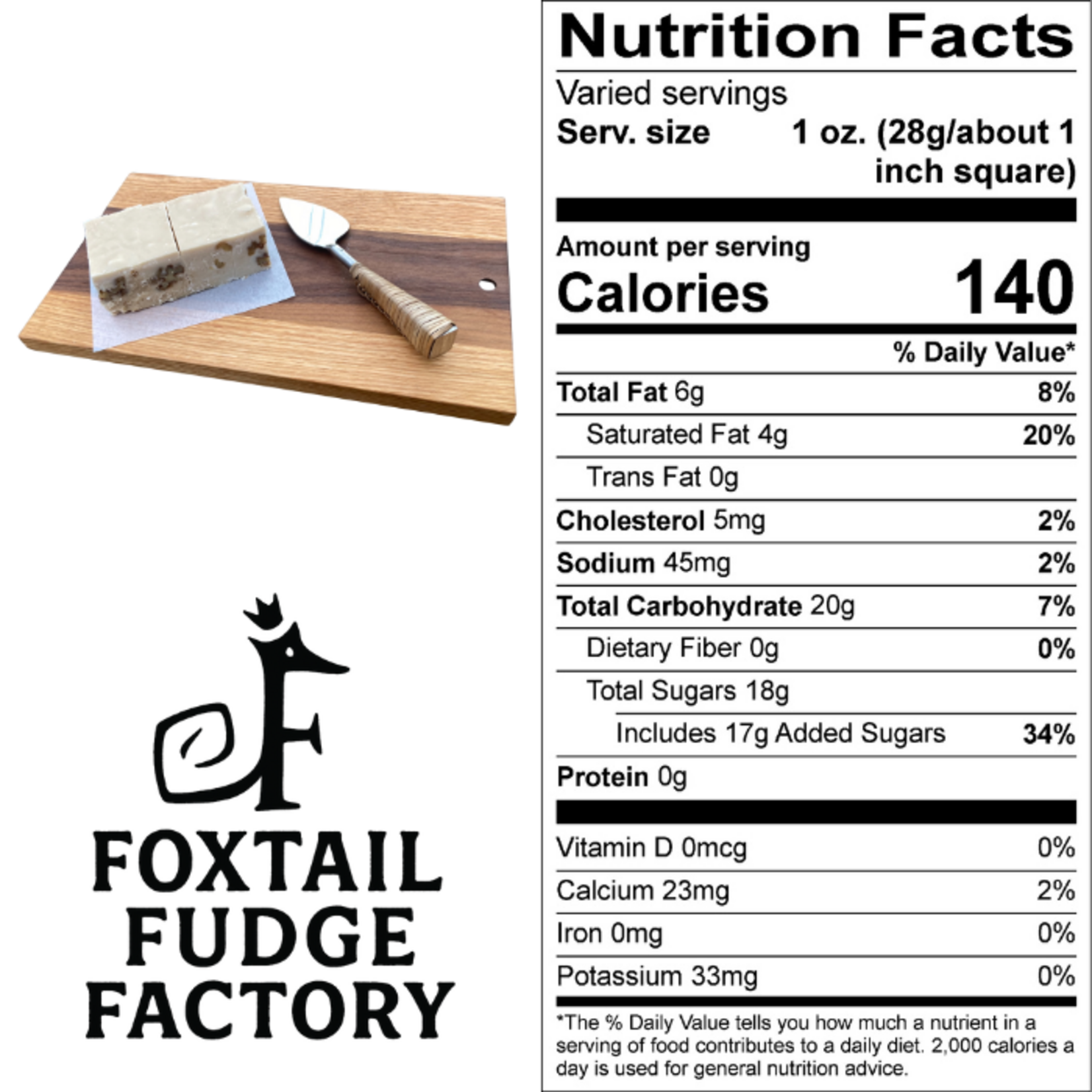 Foxtail Fudge Factory Foxtail Fudge Factory - Maple Walnut