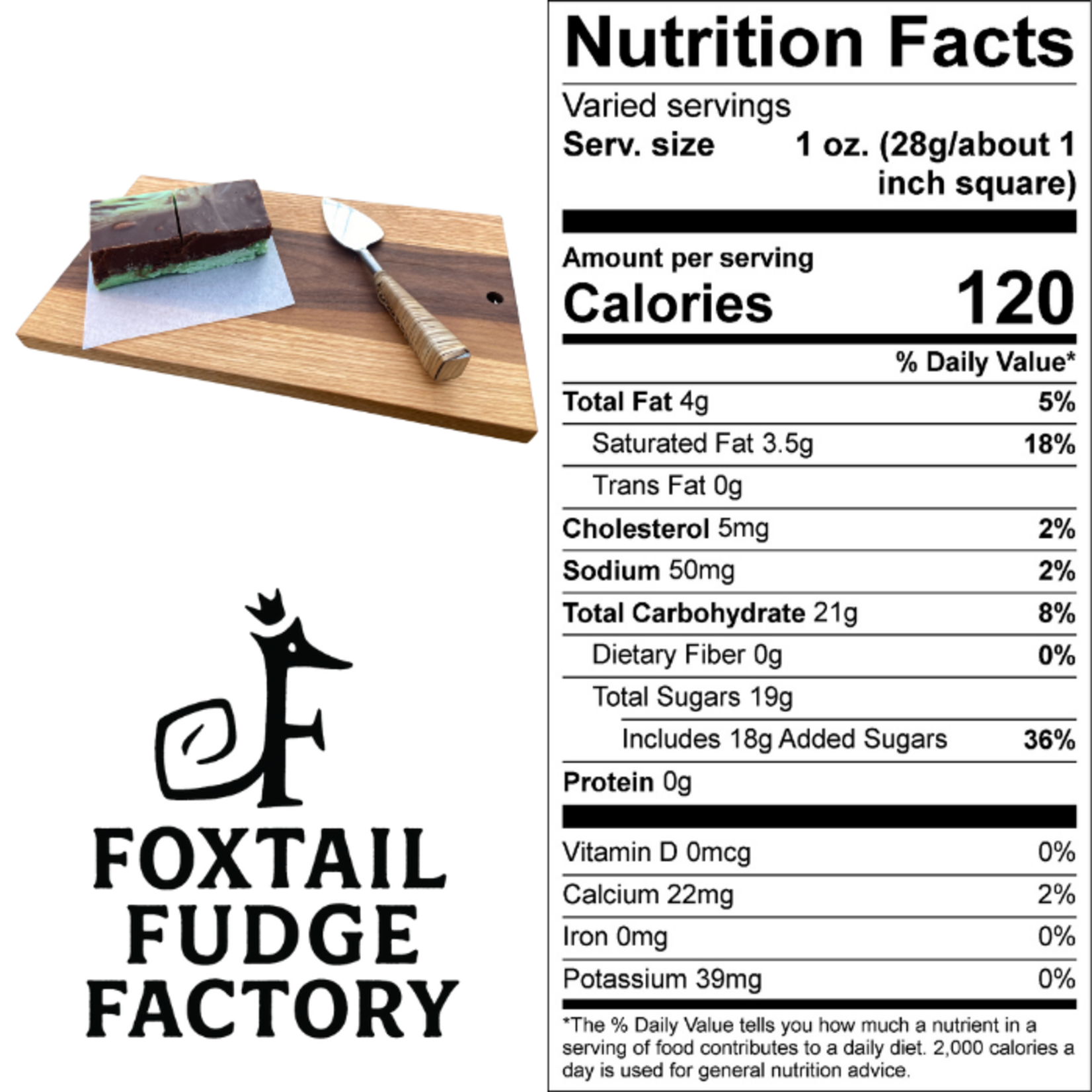 Foxtail Fudge Factory Foxtail Fudge Factory - Mint Chocolate Swirl