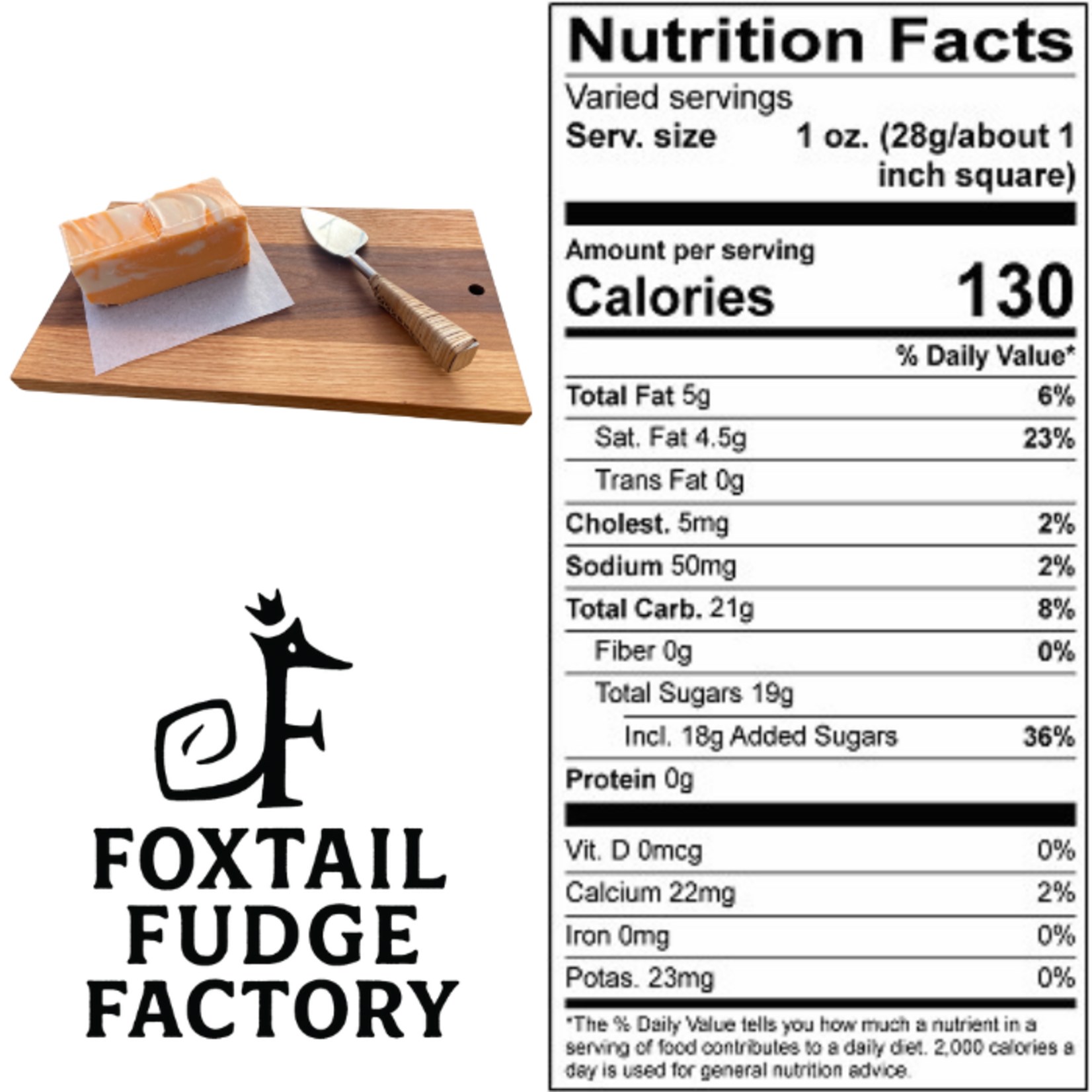 Foxtail Fudge Factory Foxtail Fudge Factory - Orange Cream