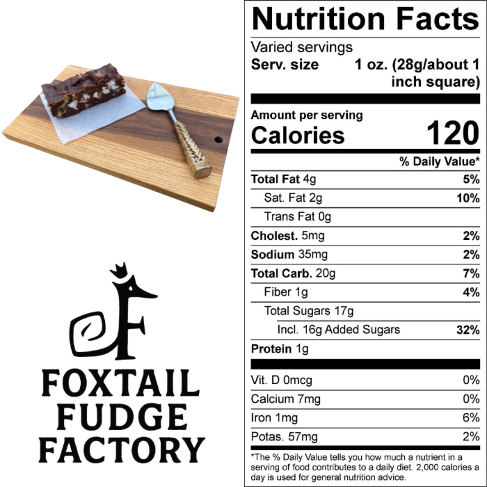 Foxtail Fudge Factory Foxtail Fudge Factory - Rocky Road