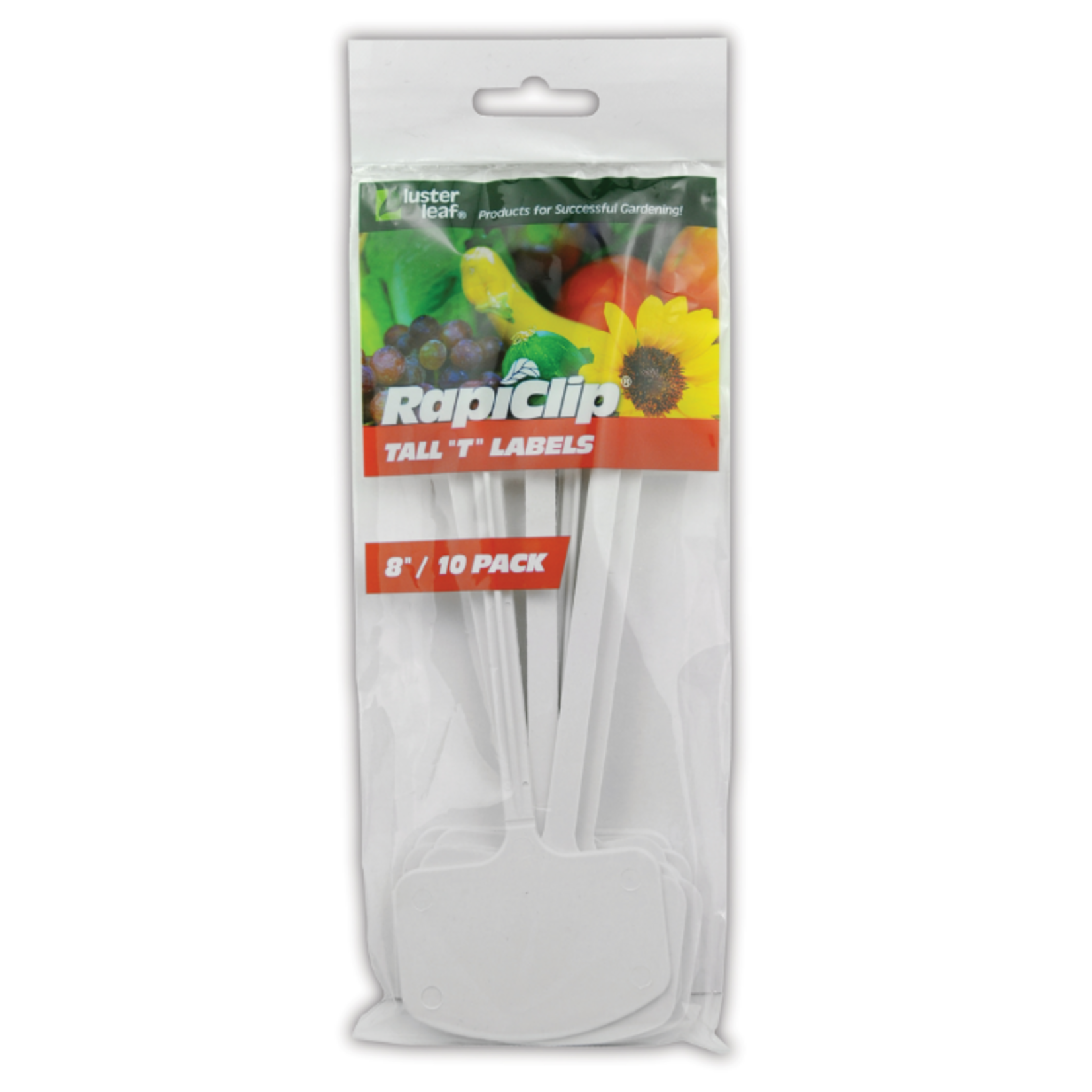 Tall "T" Labels, 8" - 10pk