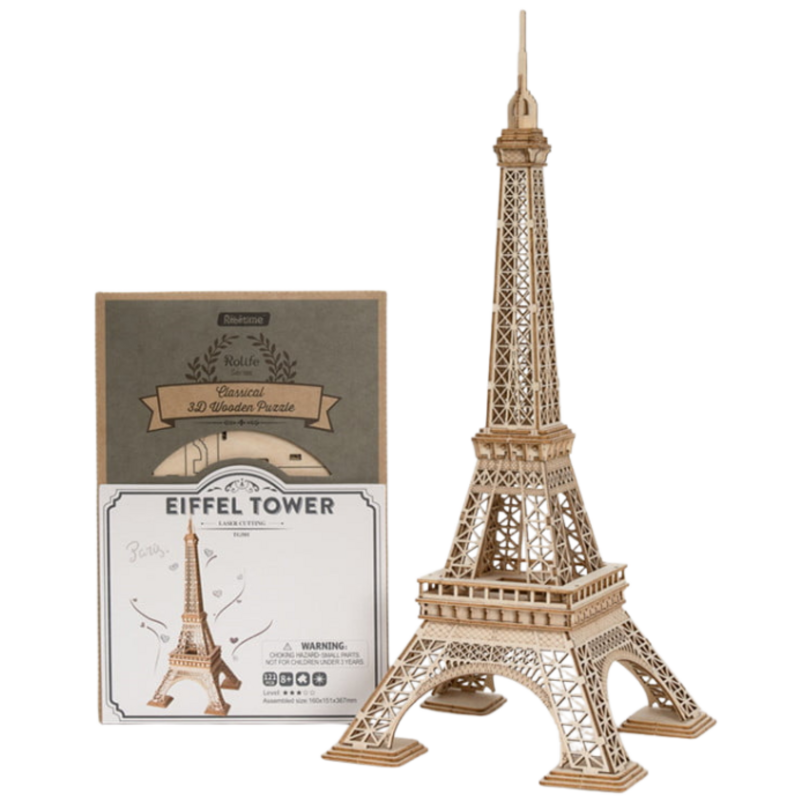 Rolife 3D Wooden Puzzle - Eiffel Tower