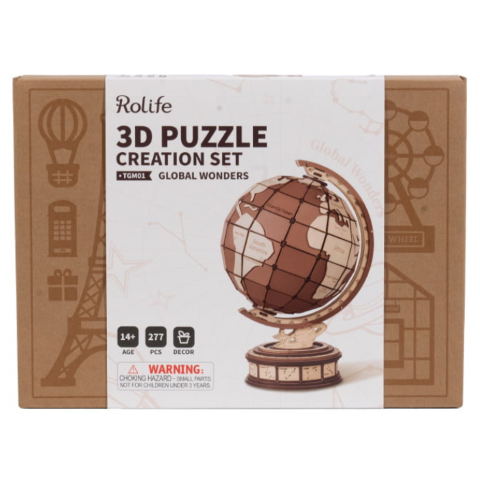 Rolife 3D Wooden Puzzle - Global Wonders