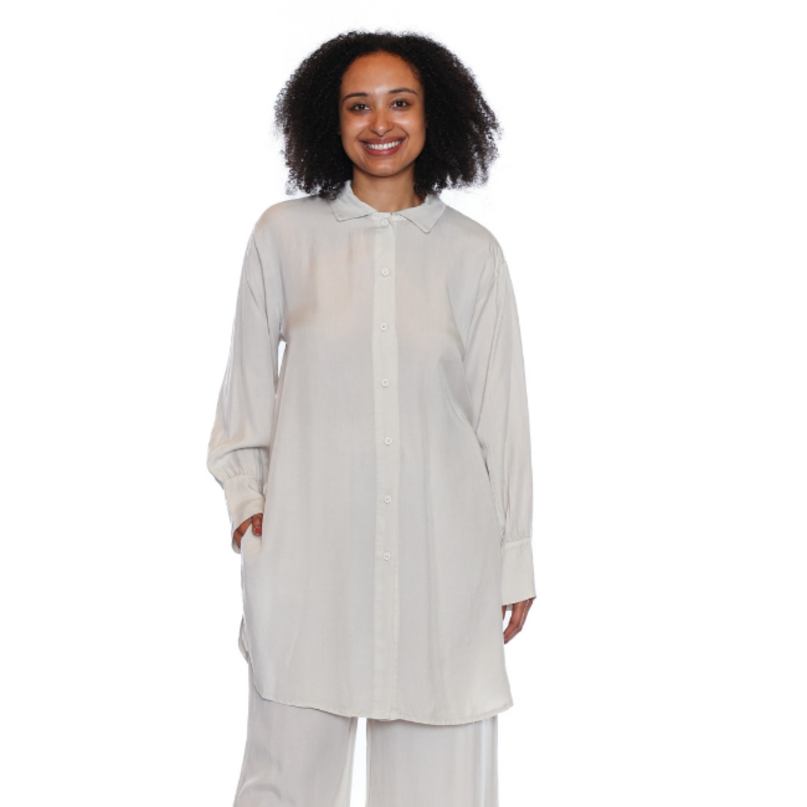 Sorella Sorella - Tencel Collared Blouse