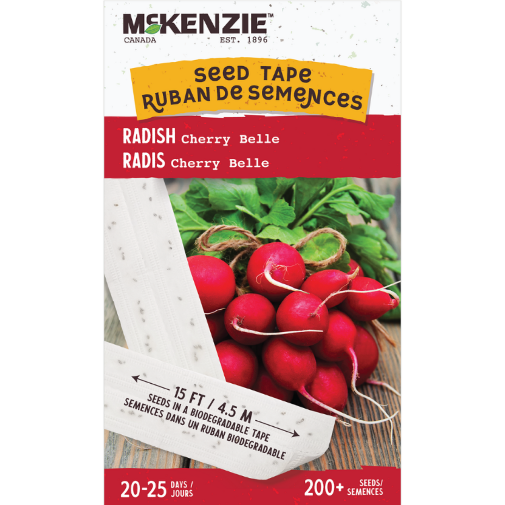MK 4.99 ST Radish Cherry Belle Seed Tape