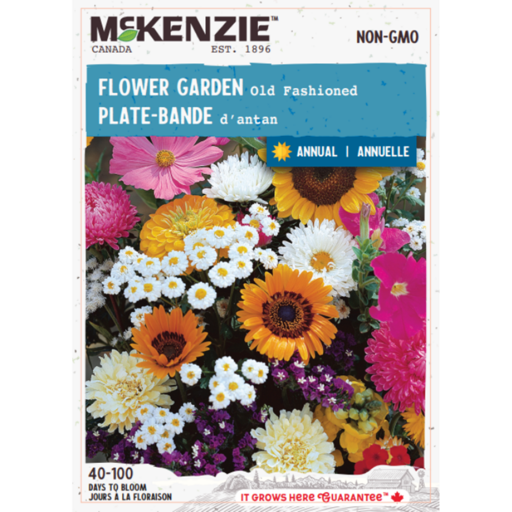 MK 2.79 F Flower Garden Old Fashioned