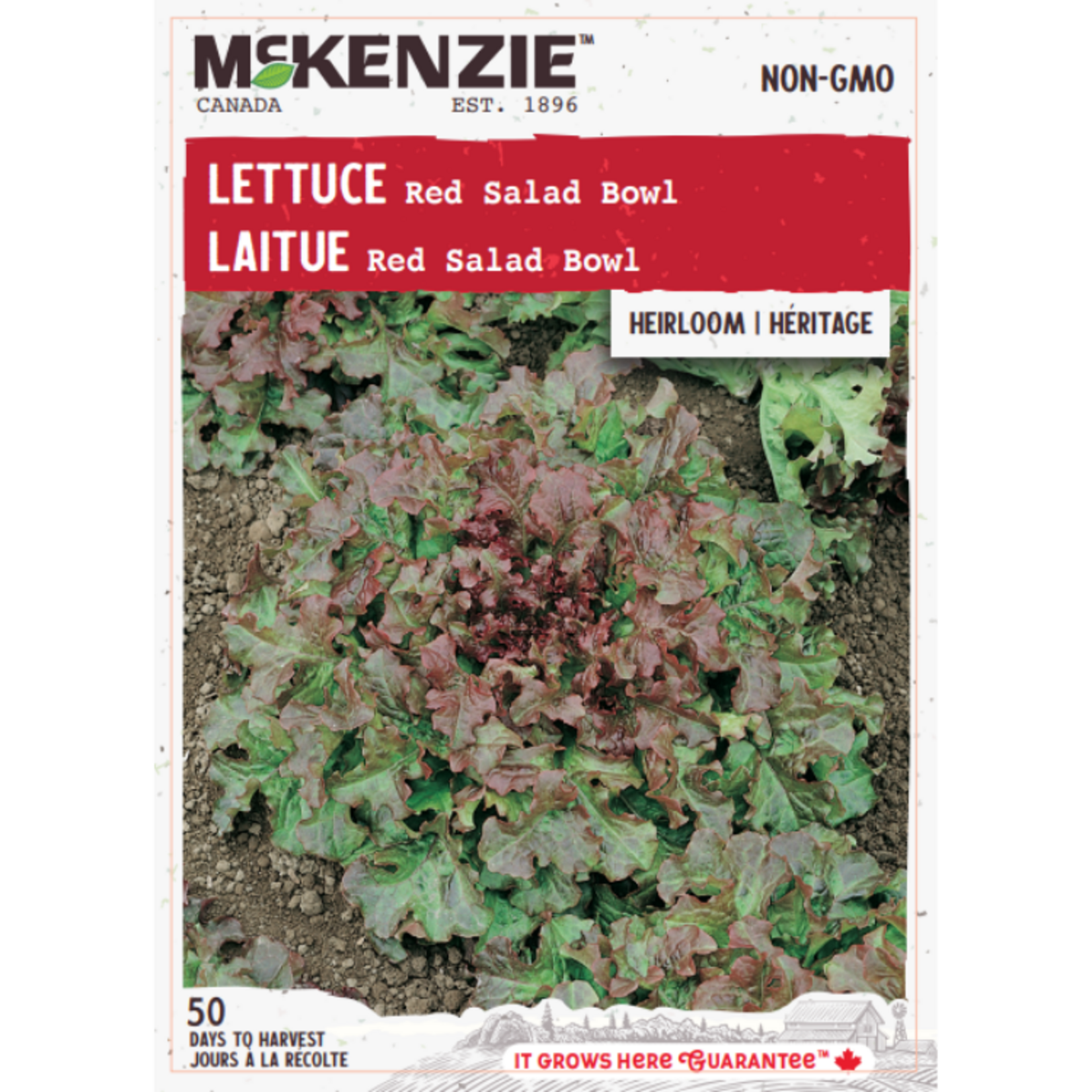 MK 2.79 V Lettuce Red Salad Bowl