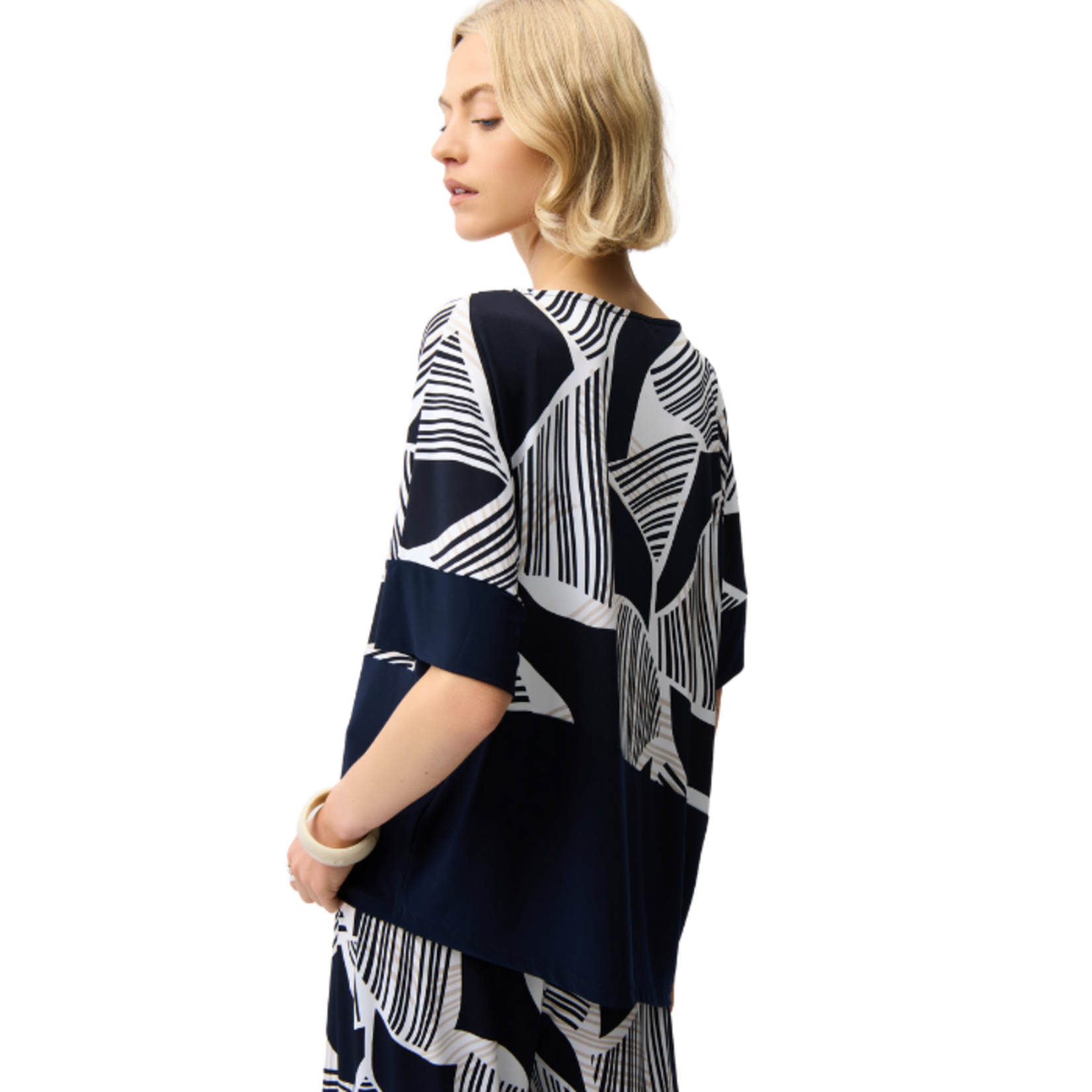 Joseph Ribkoff Joseph Ribkoff - Abstract Print Boxy Tunic