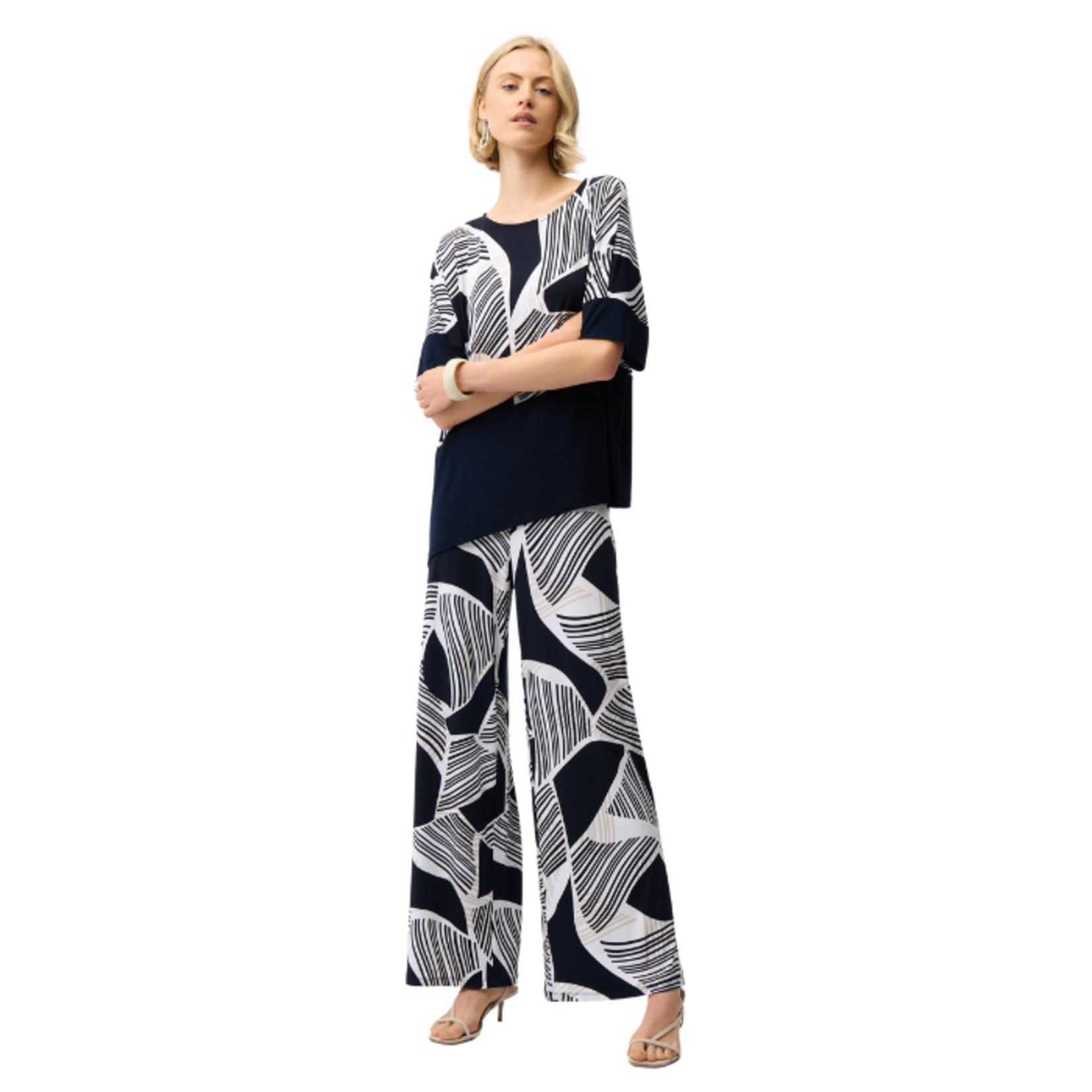 Joseph Ribkoff Joseph Ribkoff - Abstract Print Boxy Tunic