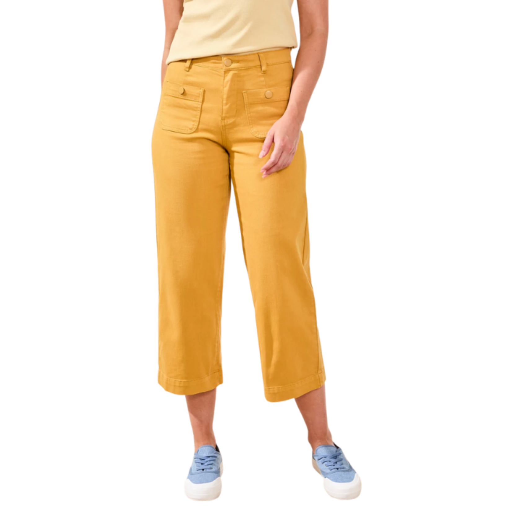 Tribal Tribal - Sophia Palazzo Leg Hugging Denim Jeans