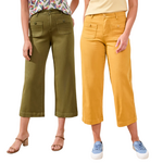 Tribal Sophia Palazzo Leg Hugging Denim Jeans