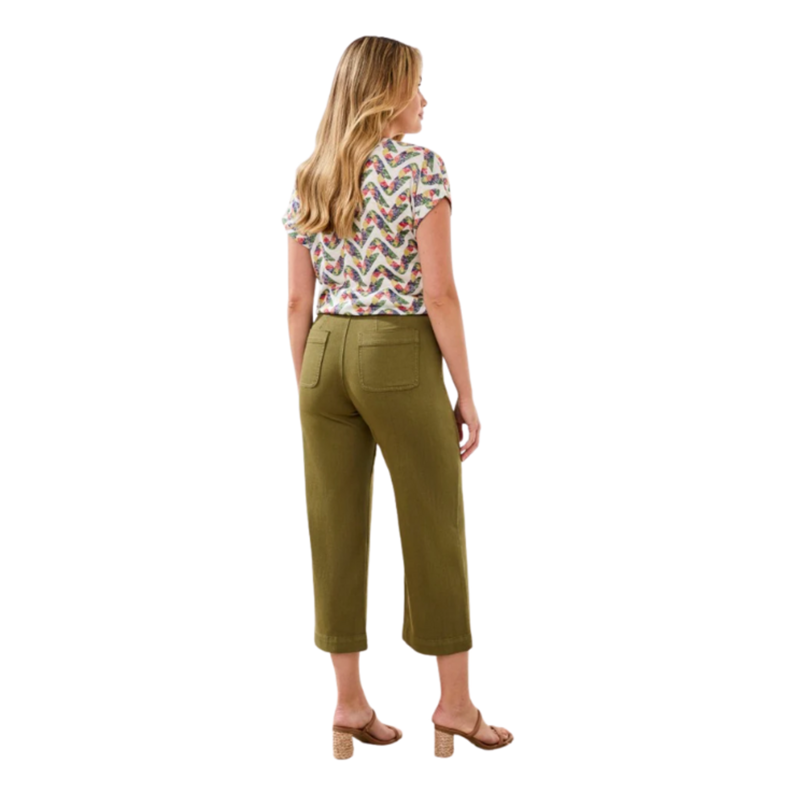 Tribal Tribal - Sophia Palazzo Leg Hugging Denim Jeans