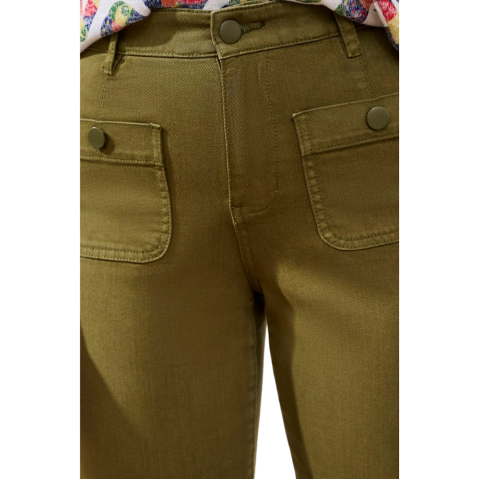 Tribal Tribal - Sophia Palazzo Leg Hugging Denim Jeans