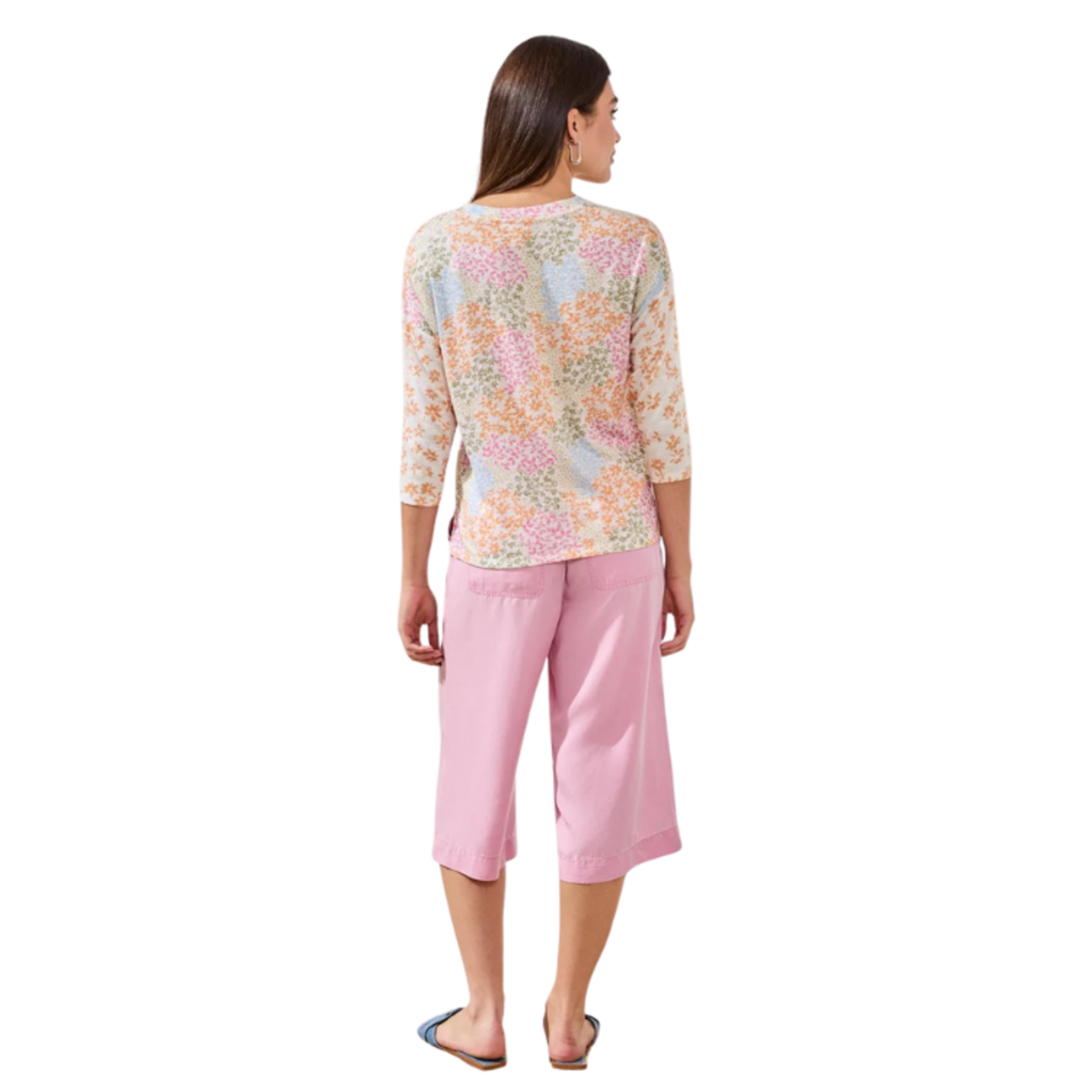 Tribal Tribal - 3/4 Sleeve Crew Neck Top