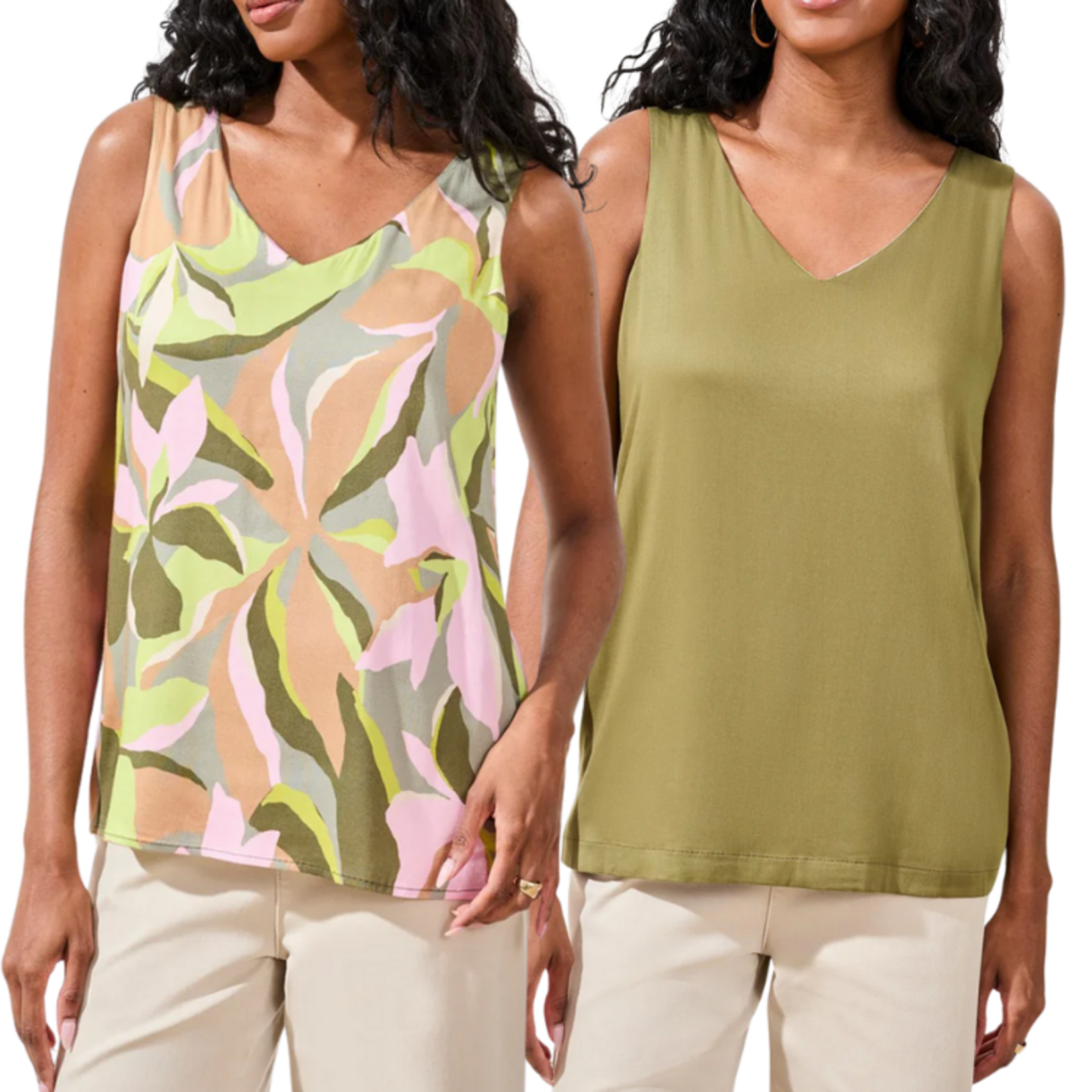 Tribal Tribal - Wear 2 Ways Reversible Cami