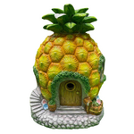 13.5" Solar LED Fairy House - Pineapple