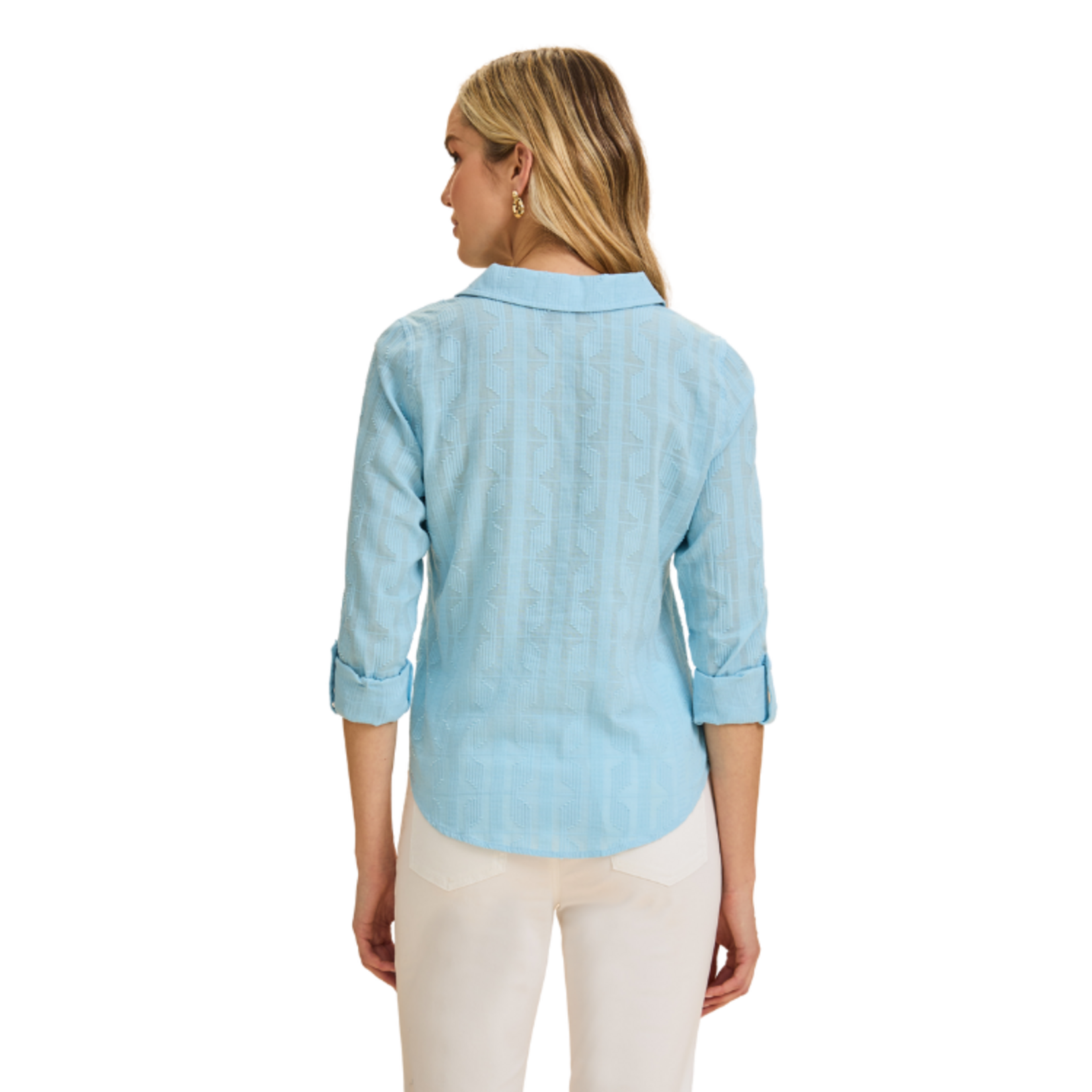 French Dressing Jeans French Dressing - Long Sleeve Split Neck Shirt