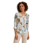 French Dressing Jeans 3/4 Sleeve Henley Top