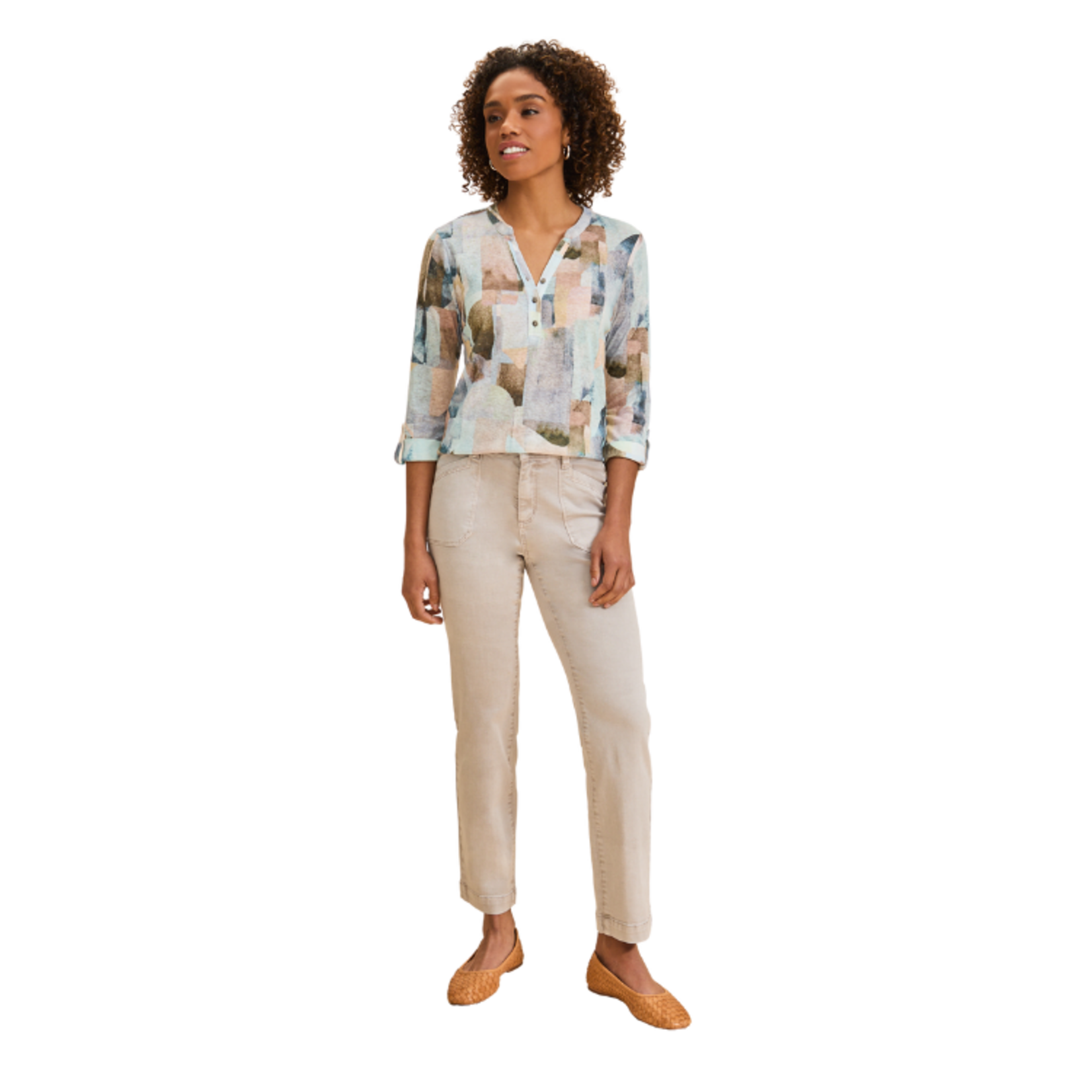 French Dressing Jeans French Dressing - 3/4 Sleeve Henley Top