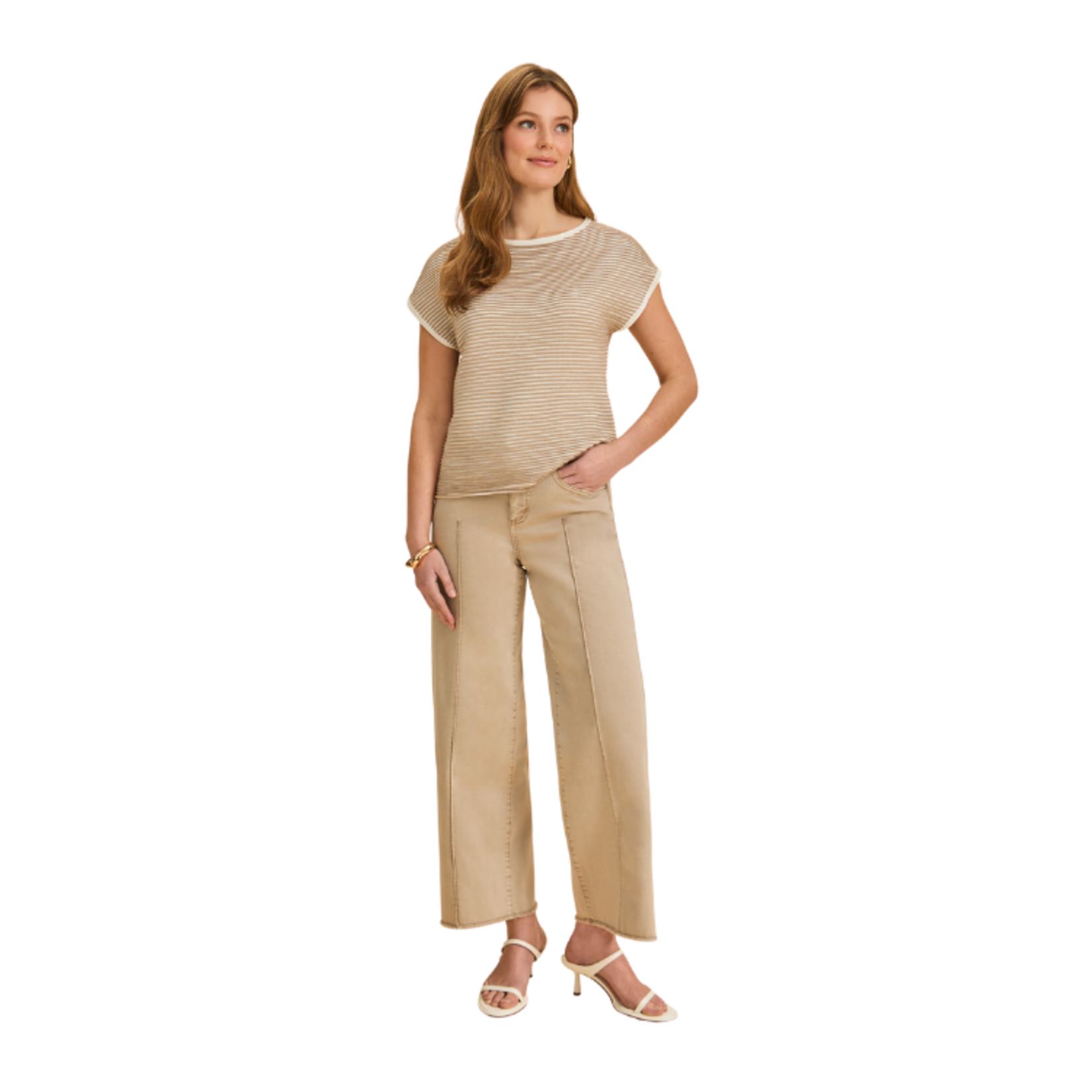French Dressing French Dressing - Ottoman Cap Sleeve Sweater