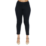 Papa Fashions Slim Fit Pull-On Cropped Pants