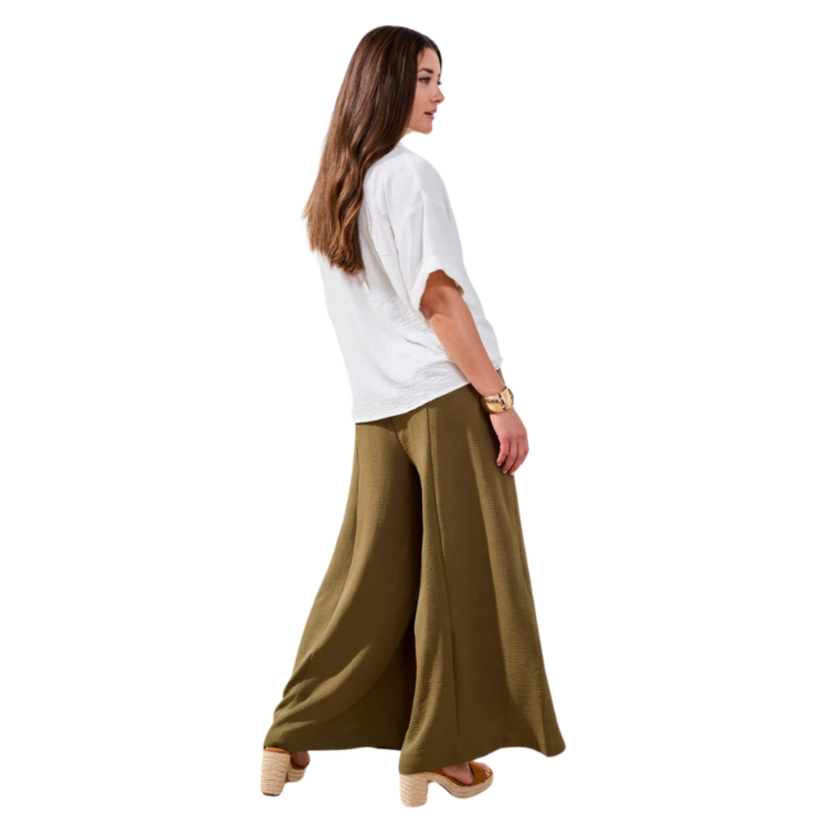 Tribal Tribal - Lightweight Airflow Wide Leg Flowy Pants