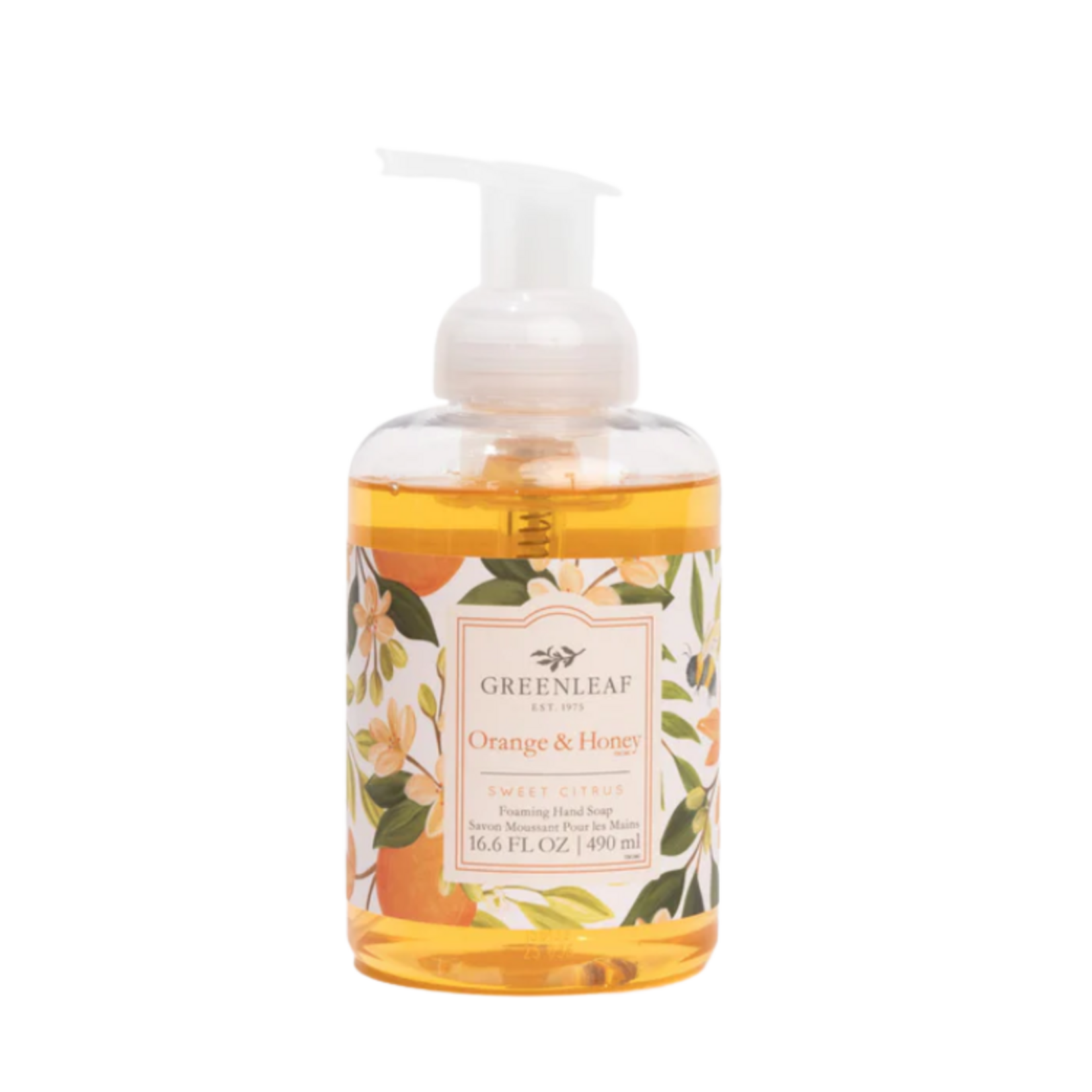 Greenleaf Foaming Hand Soap - Orange & Honey