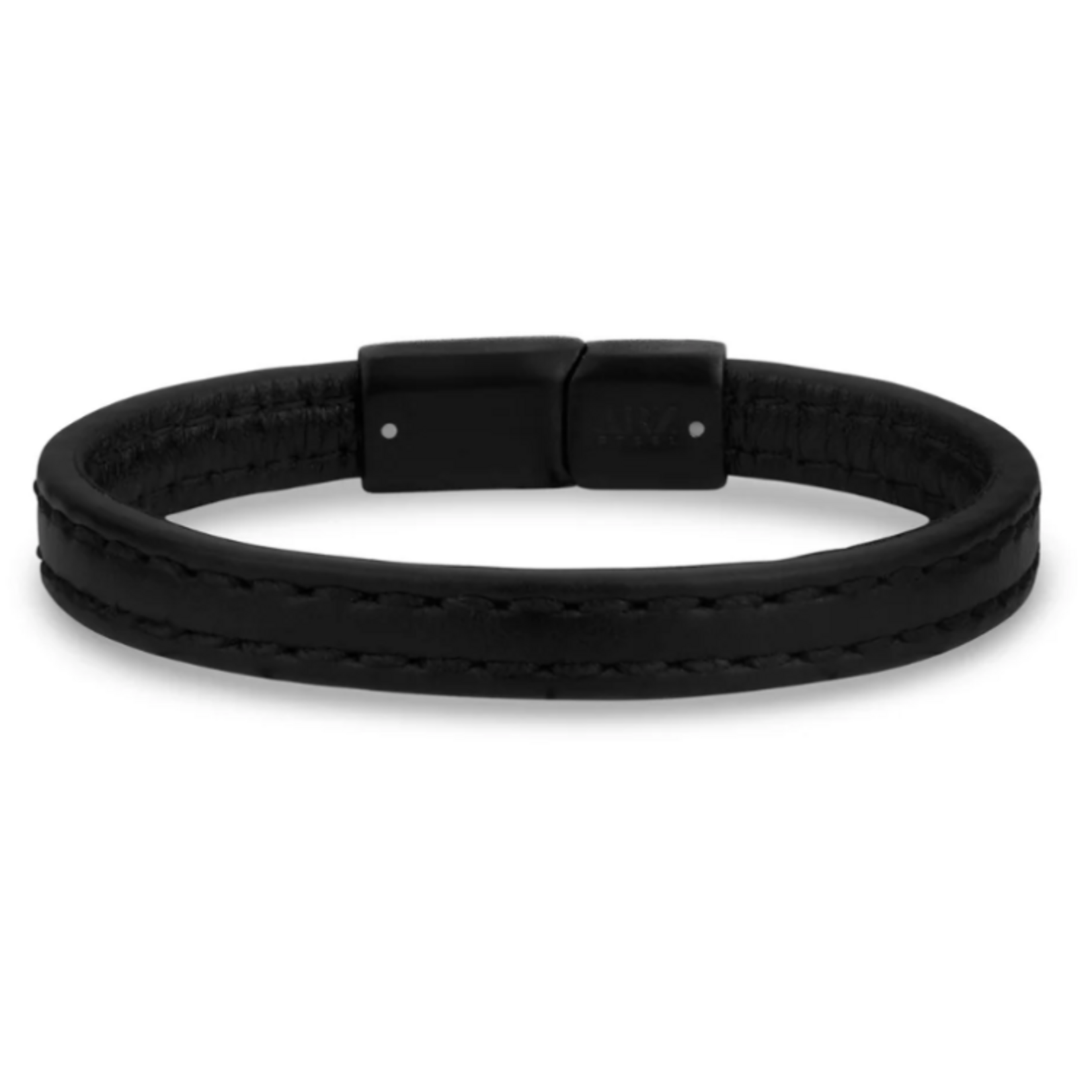 A.R.Z. Steel ARZ Steel - 8mm Vintage Leather Bracelet