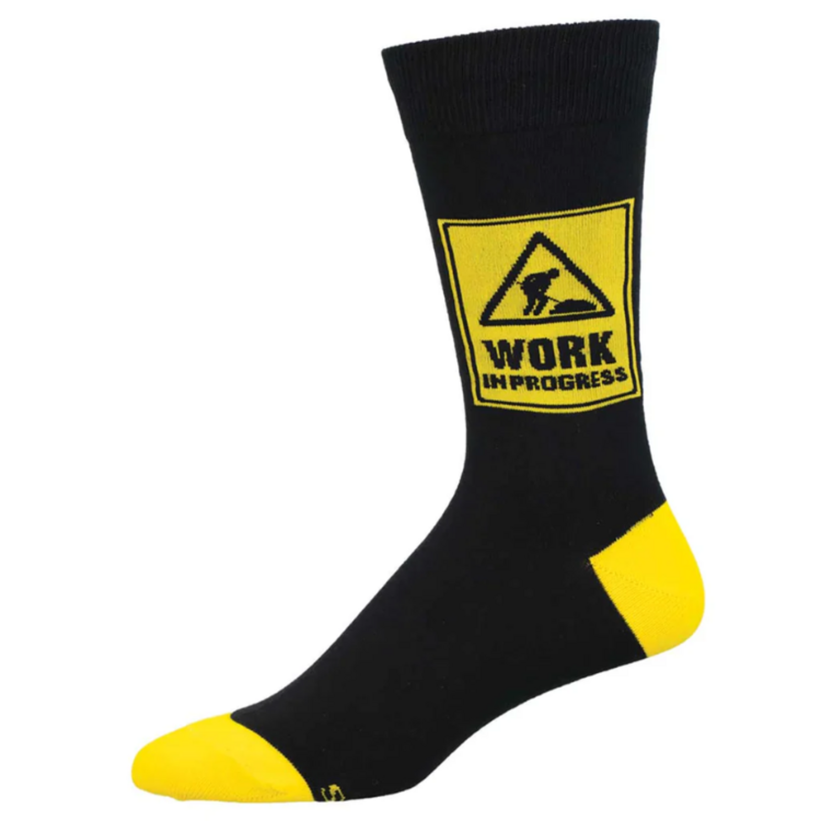Socksmith Mens Socks - Work in Progress - Black