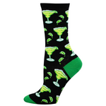 Socksmith Womens Socks - Margarita and Lime - Black