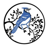 Koppers Home Metal Blue Jay Circle 22.5"